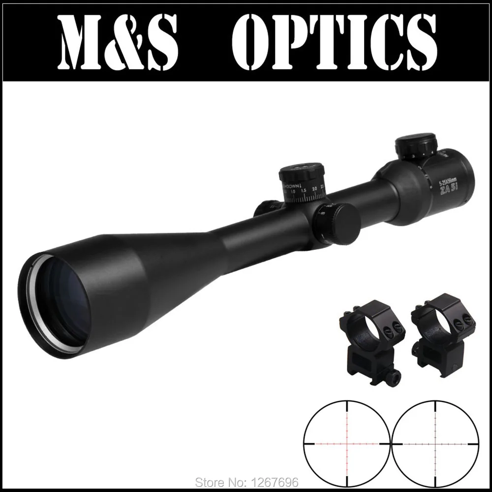 ZA5i 5-25x56 SF Hunting Tactical Optical Sight Riflescope Illuminated Riflescopes Rifle Scope Hunting Scope w/ Mounts