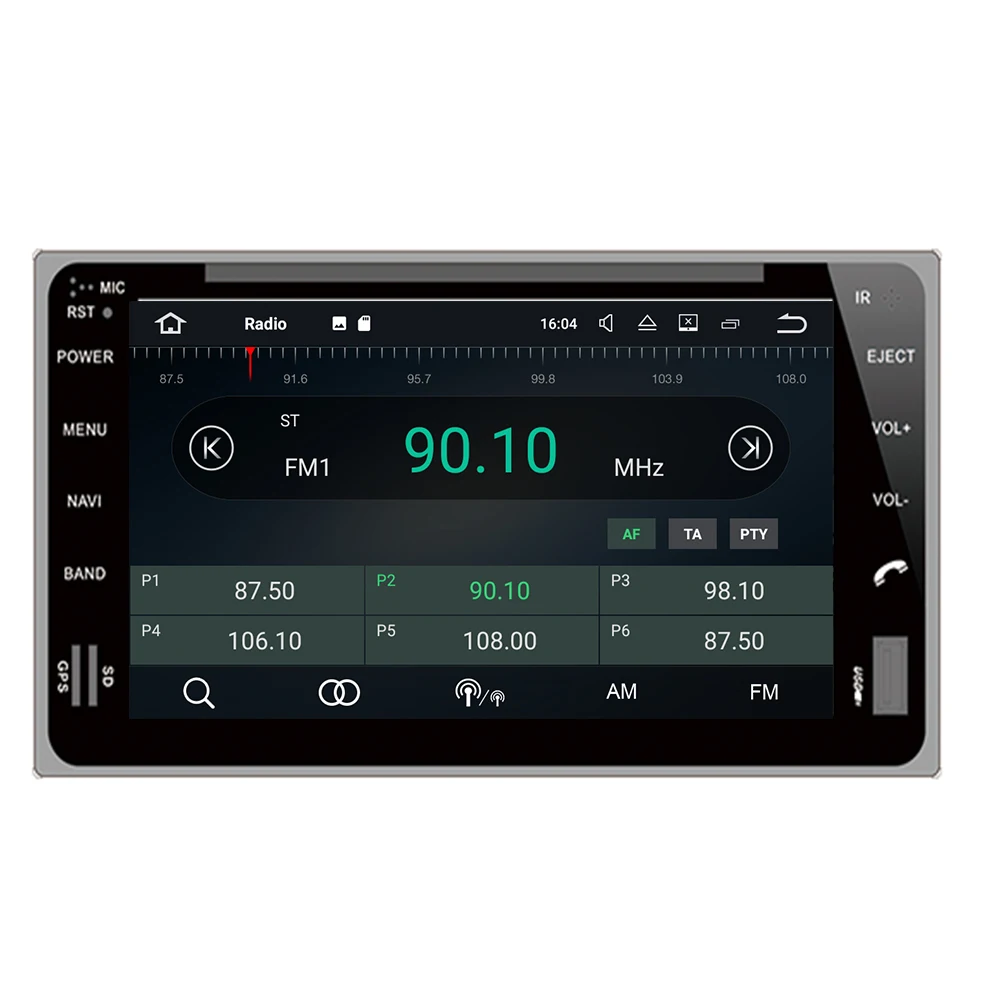 

77" Android 9.0 9 Core 2Din Car Media Player for Corolla E120 Toyota RAV4 Hilux Fortuner Innova Prado with DVD