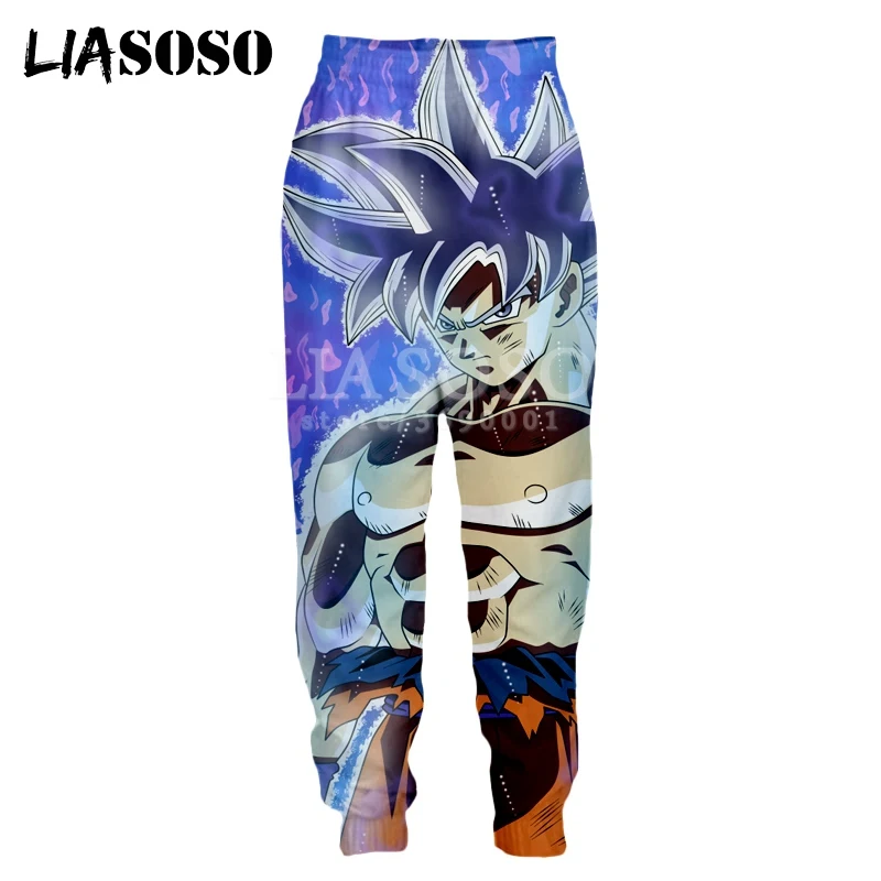 LIASOSO, 3d принт, мужские и женские спортивные штаны, хит, аниме, DBZ, Dragon Ball Z, Супер Saiyan Goku, повседневные тренировочные штаны, штаны для бега, X0975 - Цвет: 4