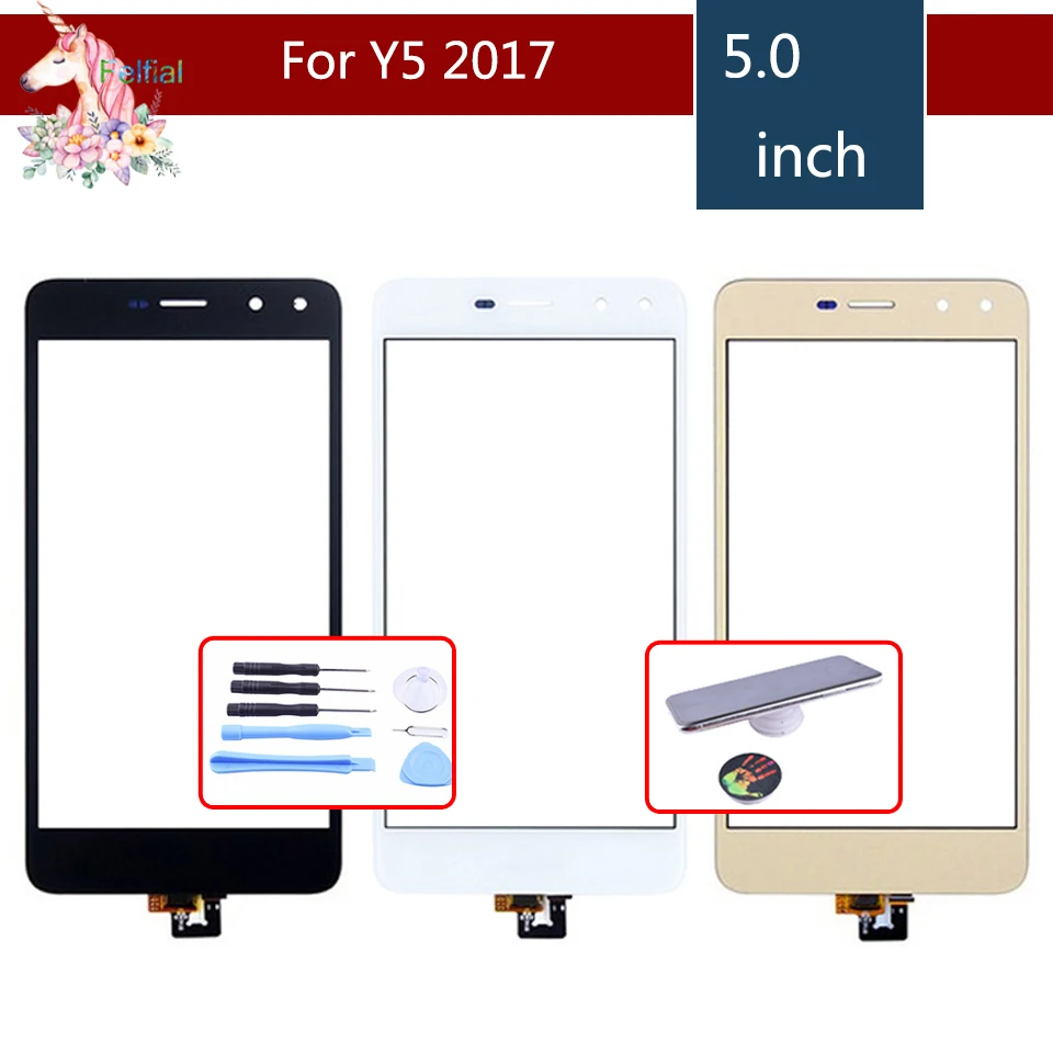 Высокое качество 5 0 &quotдля Huawei Y6 Y5 2017 Y5III MYA-L22 MYA-L23 сенсорный экран дигитайзер