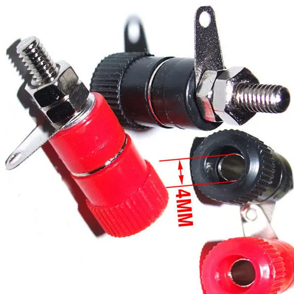 50 pairs(100pcs) Binding Post for Speaker 4mm Banana plug Power supply