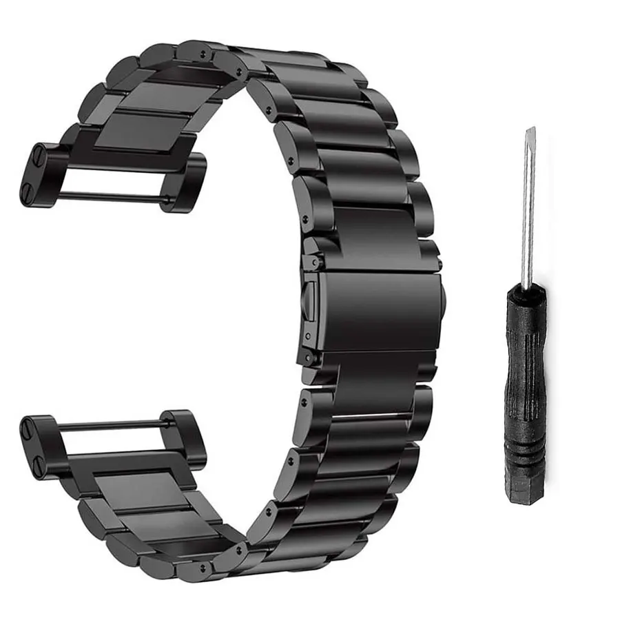 Ремешок из нержавеющей стали для часов Suunto Core замена умные наручные часы браслет ремень для core ремешок+ адаптер+ инструмент