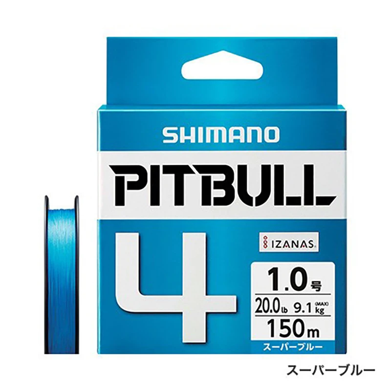 100% оригинал сделано в Японии Новинка SHIMANO PITBULL X4 X8 X12 зеленый синий цвет TANATORU