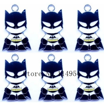 

New 30 pcs Cartoon Batman Metal Charms DIY Pendant Jewelry Making P--101