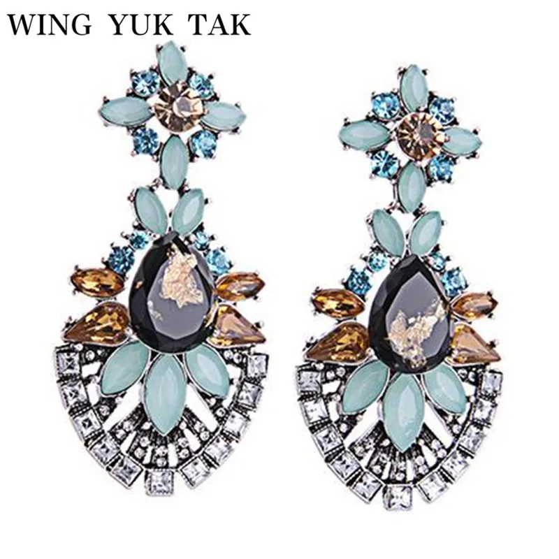 Trendy New Arrival Vintage font b Luxury b font font b Crystal b font Water Drop
