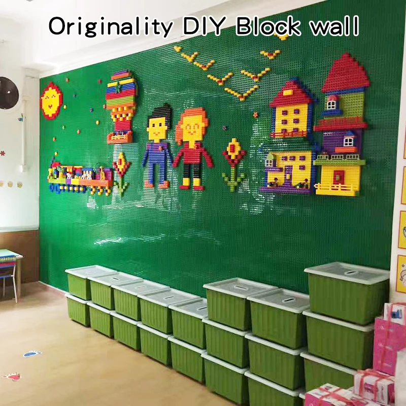 Big Bricks Baseplate 16*32 24*24 Dots DIY Base Plate Big Building Blocks Toys For Children Kid Compatible Legoed & Duplos