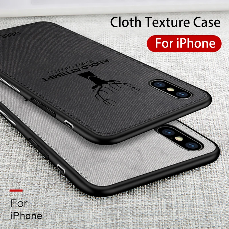 coque tissu iphone xr