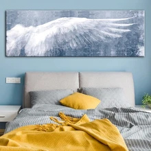 Крылья Ангела винтажные настенные плакаты и принты черно-белые настенные картины на холсте крылья поп-арт-стена картина для гостиной