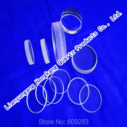 high quality polished quartz glass plate clear thin walled quartz plates square/round glass