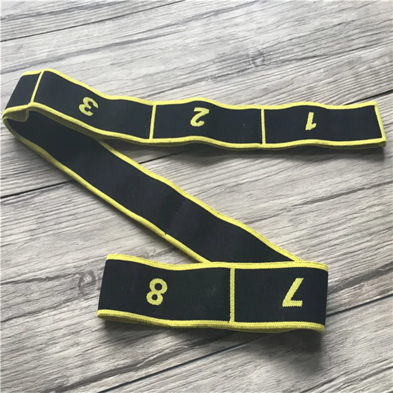 Elastic Yoga Band Yoga Resistance Bands Latin Dance Elastic Stretch Belt Exercise Pull Strap Yoga Body Resistance Bands #2N23 (6)