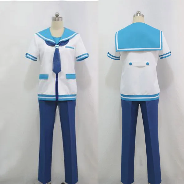Новинка; ; карнавальный костюм Nagi no Asukara; платье для школьницы; моряцкий костюм
