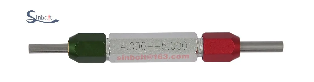 Штифтовый Калибр Sinbolt/комплект для установки манометра, 4,000 мм-4,990 мм, 100 шт+ Ручка датчика штыря, быстрая
