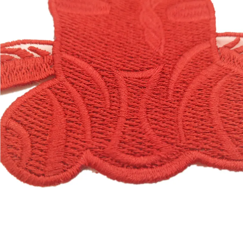 Embroidery Goldfish Patch Embroidered Fish Patches (3)