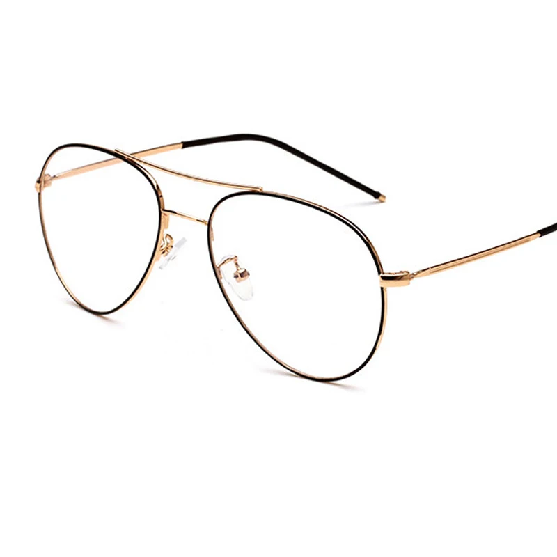 2018 Nuevo Marco grande de Metal ovalado para gafas montura para