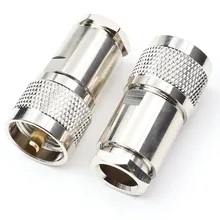 10 pces uhf macho pl259 braçadeira rg8 rg165 rg213 lmr400 cabo rf conector
