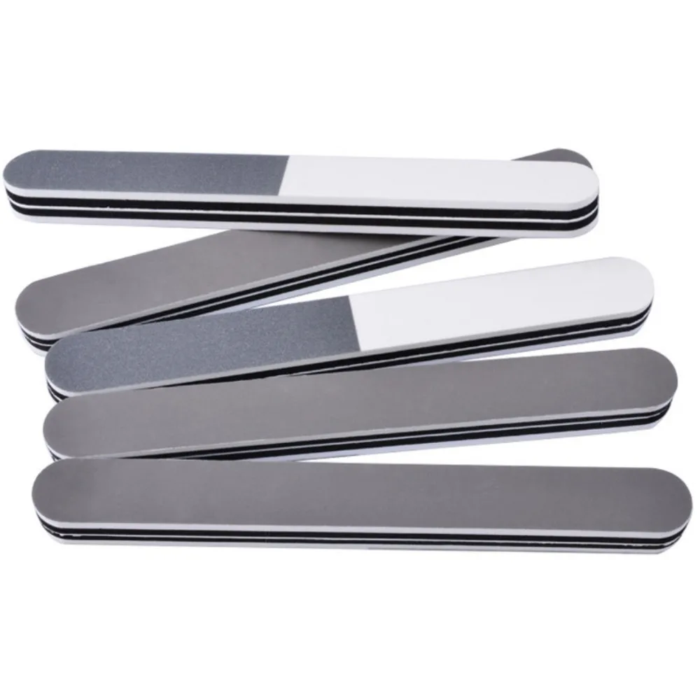 

10pcs Professional Sponge nail buffer Buffing thickening nail Grinding Polishing 3-sides straight Buffing Manicure Nail Beauty