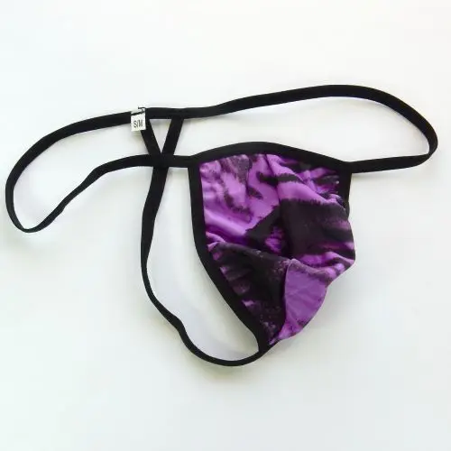 Meshal Tanga Sexy De Tiro Bajo Para Hombre, Tanga Con Estampado De Leopardo, Moda Deportiva Y Cómoda, Blanco/ Amarillo/ Verde