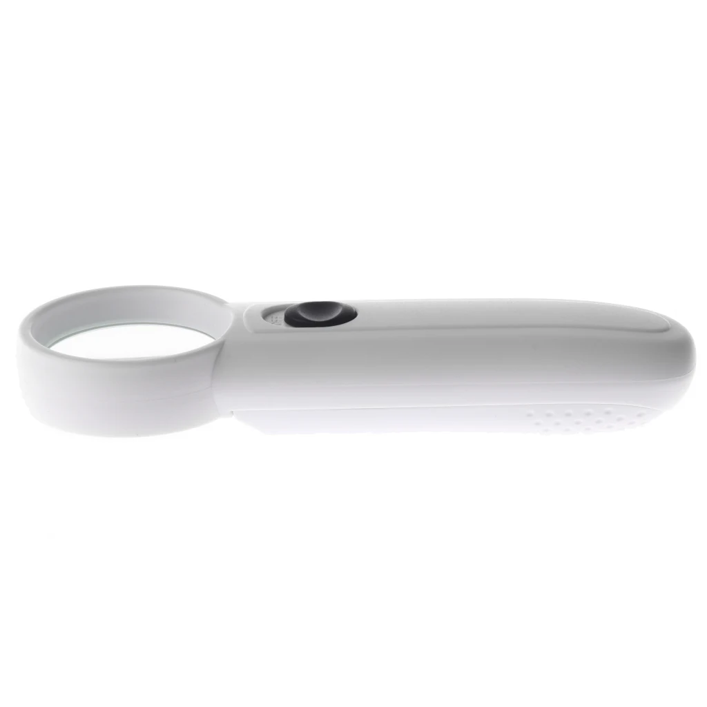 Portable Magnifying Glass with 2 LED Lights 15x Handheld Magnifier Reading Magnifying Glass Lens Jewelry Loupe