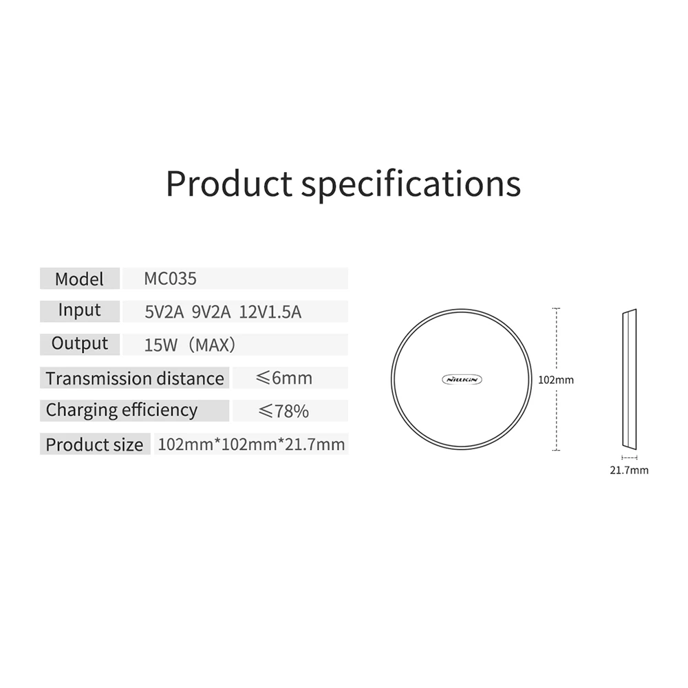 NILLKIN 15W 7,5 W Qi Быстрое беспроводное зарядное устройство для samsung Note 10 10+ S10 S9 для iPhone 11 XS Max для Xiaomi Mi 9 для huawei P30