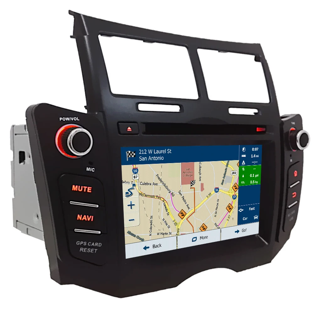 Sale KLYDE 4G Octa Core Android 8.0 7.1 4GB RAM 32GB ROM BT Car DVD Multimedia Player Radio GPS Navigation For Toyota Yaris 2005-2013 3