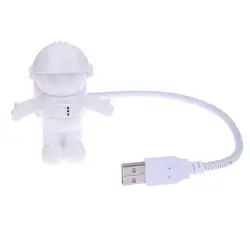 Портативный Творческий Астронавт USB LED свет Регулируемая трубка для портативных ПК Тетрадь Запасные Аккумуляторы для телефонов удобный