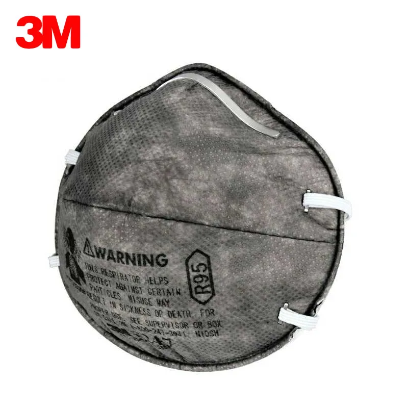 

3M 8247 R95 Respirator Mask Activated Carbon Surface Filter Mask Against Dust Particles PM2.5 Fog Paint Fiber Protective Mask