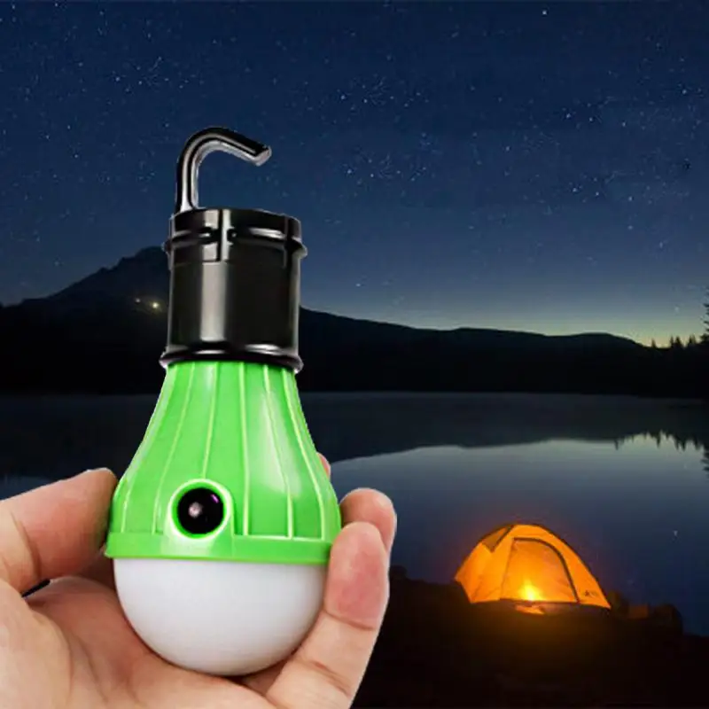 

1PCS Portable Outdoor Camping Light 3 LED Portable Tent Umbrella Night Lamp Bulb Lamp For Camping Tent Fishing AAA Battery