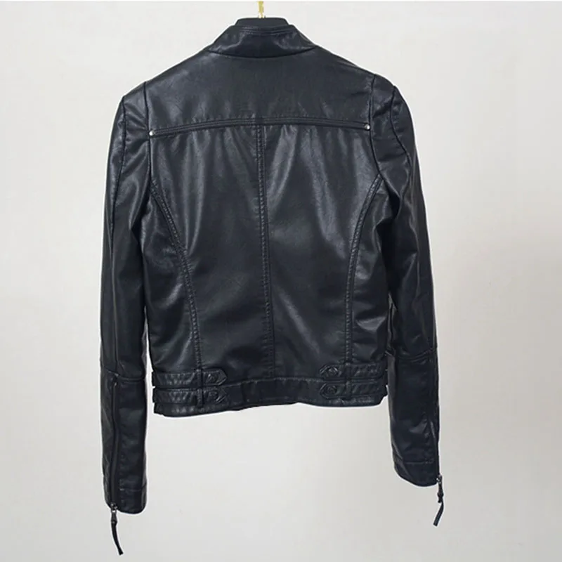 Ladies Pu Leather Jacket New 2019 Spring Autumn Black Jacket Women Slim Moto Biker Leather Jacket Female Jaquetas Feminino NO805 Ladies Pu Leather Jacket New 2019 Spring Autumn Black Jacket Women Slim Moto Biker Leather Jacket Female Jaquetas Feminino NO805