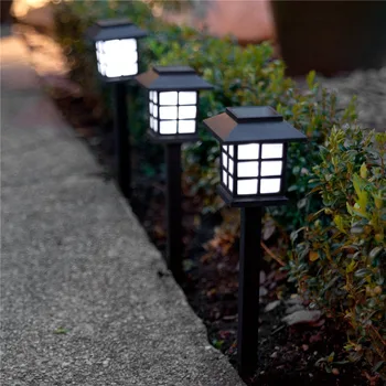 

2pcs/lot chinese eastern Lantern Style Waterproof LED Solar Landscape Light Garden Lawn Yard Park Decoration