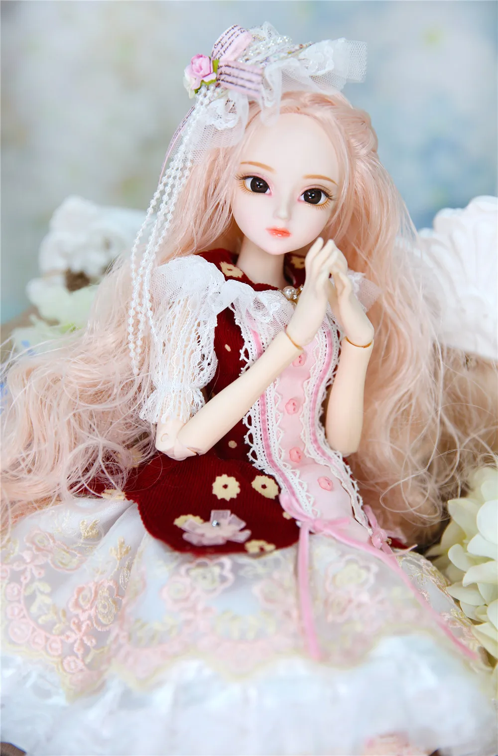 1/4 BJD Blyth кукла молочная королева имя румия бледно-розовые волосы механическое соединение тела девушки ледяной, SD