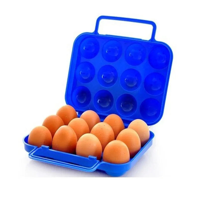 Outdoor Picnic Garden Portable Folding Plastic Egg Carton Egg Storage