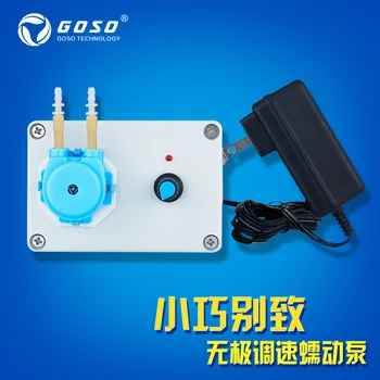

New 6v/12v/24v DC Adjustable speed Dosing Pump Peristaltic Dosing Head For Aquarium Lab