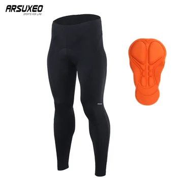 

ARSUXEO Men Spring Autumn Cycling Pant 3D Padded Compression Tight MTB Downhill Bike Bicycle Trousers Breathable Quick Dry 16c91