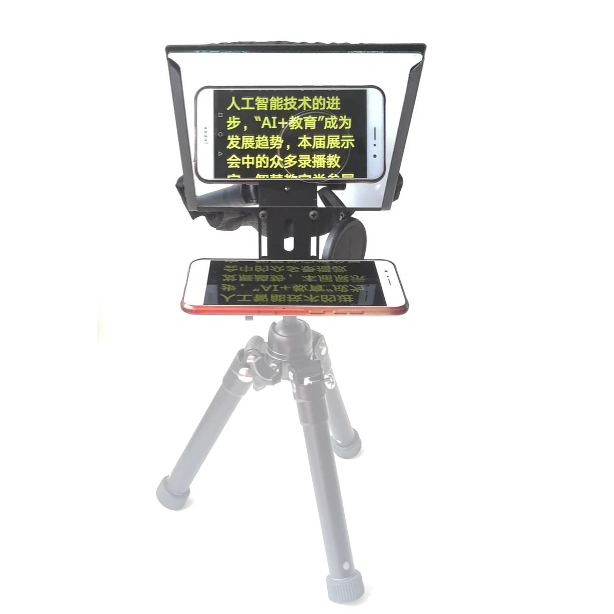 Портативный Prompter смартфон Teleprompter для фотостудии Live интервью Youtube Vlog DSLR камера мобильный телефон Teleprompter