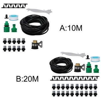

Irrigation Water System Drip Kits Tubing Connectors Atomize Nozzle Plant Systematic Garden Irrigation Suite micro sprayer