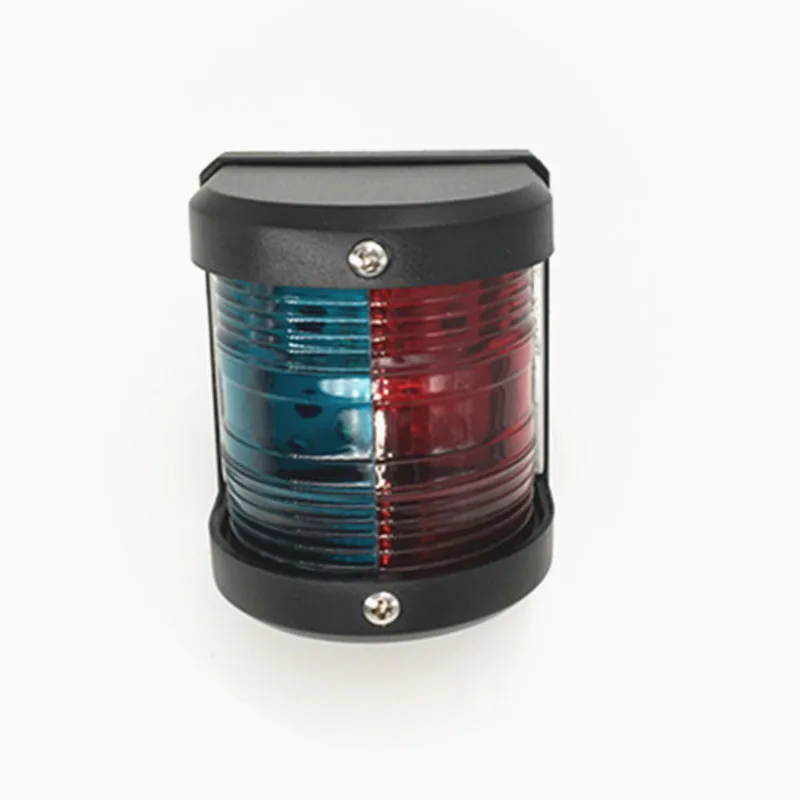 

Bi-Color LED Marine Navigation Light 12V Red Green Bow Light Sailing Signal Light Waterproof