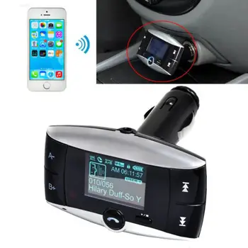 

2017 NEW Handsfree LCD Car Kit MP3 Bluetooth Player Wireless FM Transmitter Car charger FM Modulator SD MMC USB + Remote