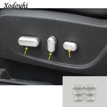 

For Ford Kuga 2017 2018 2019 2020 Car Styling Cover Detector ABS Chrome Seat Adjustment Knob Button Switch Trim Accessories Part