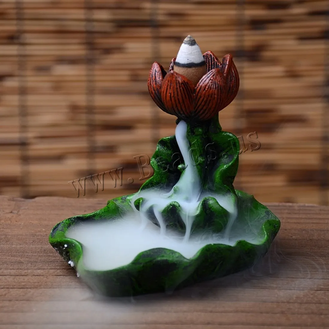 Lotus Flower Somke Waterfall Backflow Incense Burner Aromatherapy Furnace Censer Incense Holder Home Decor Fashion Decoration