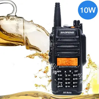

Baofeng UV-9R Mate IP67 Waterproof Walkie Talkie 10W Powerful high power 4500mAh Handheld 10KM Range Ham CB Handheld Radio UV-9R
