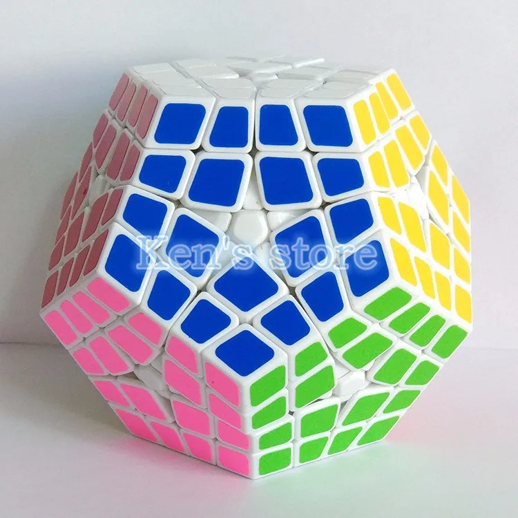 Shengshou Mestre Kilominx Cubo Mágico Profissional 4x4x4 Pvc & Matte Stickers Megaminx Enigma Velocidade Brinquedos Clássicos New 3 4x4x4 PVC & Matte Stickers Cubo Megaminx