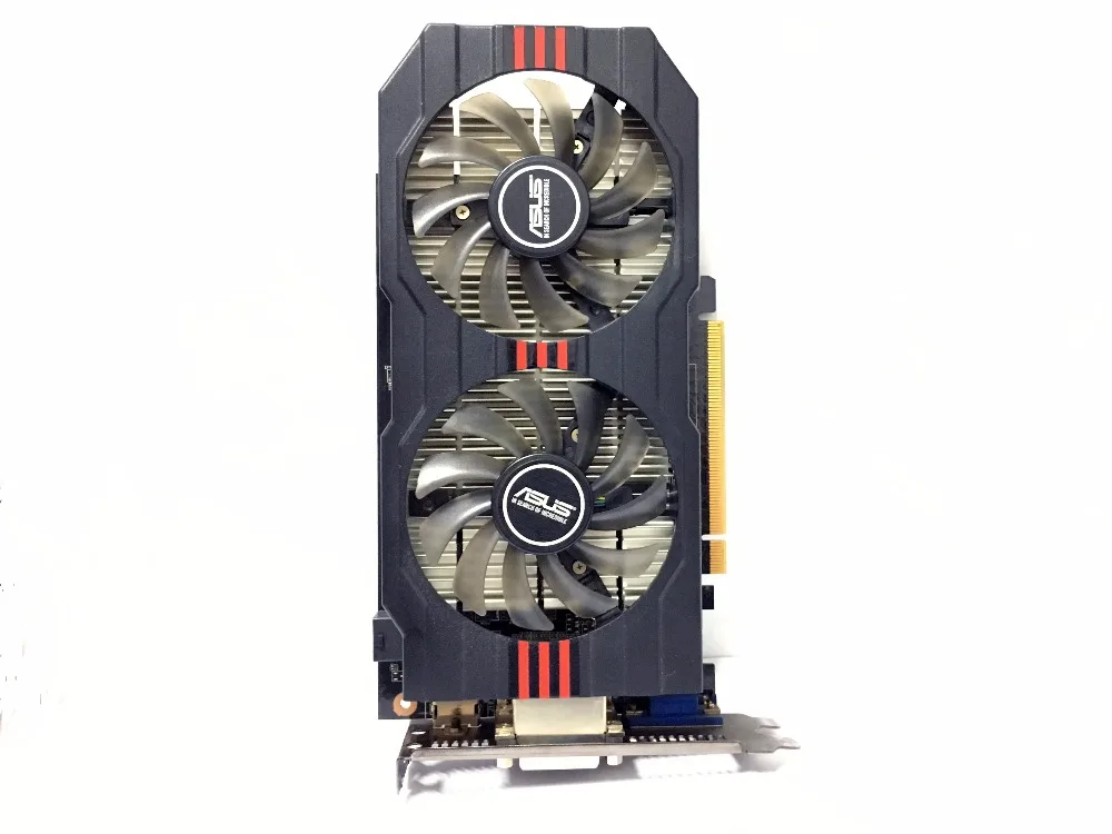 Asus GTX-750TI-OC-2GB GTX750TI GTX 750TI 2G D5 DDR5 128 Bit PC настольные видеокарты PCI Express 3,0 компьютерная видеокарта