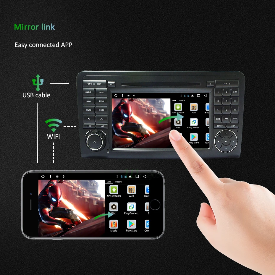 Flash Deal Android 9.0 4G 64G CAR DVD PLAYER For Mercedes Benz CLASS  GL500 W164 X164 ML350 ML300 ML320 ML280 GL350 GL450 radio navigation 26