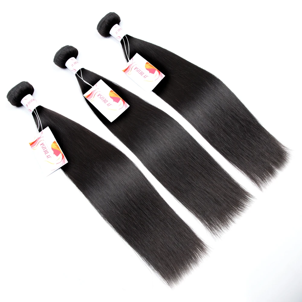 Jy Deusa Remy Malaysian Straight Hair 100 Human Hair Weave Bundles