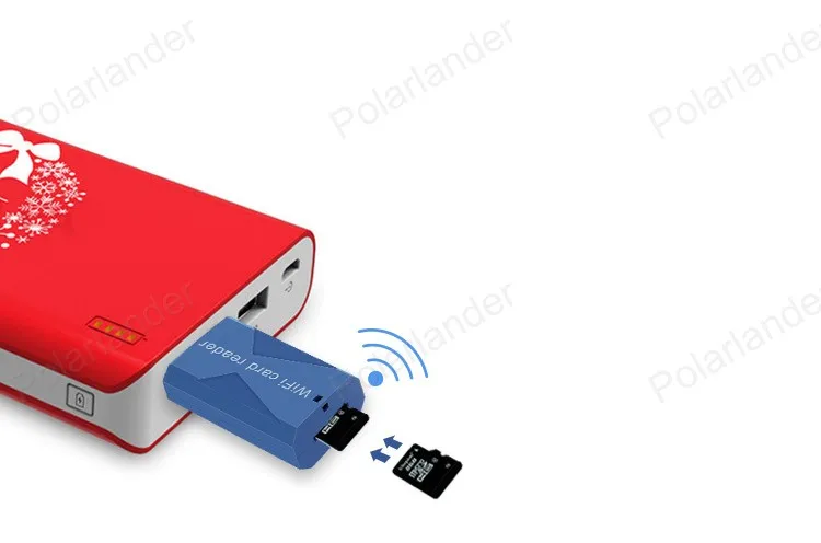 Wi-Fi Беспроводной smart card reader для смартфонов Прямая доставка Беспроводной телефон TF устройство чтения карт памяти с Bluetooth