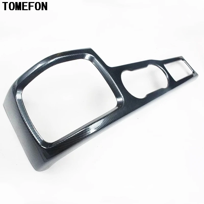 TOMEFON для Ford Focus 2009 2010 2011 LHD ABS углеродное волокно краска внутренняя средняя чашка воды держатель Крышка отделка