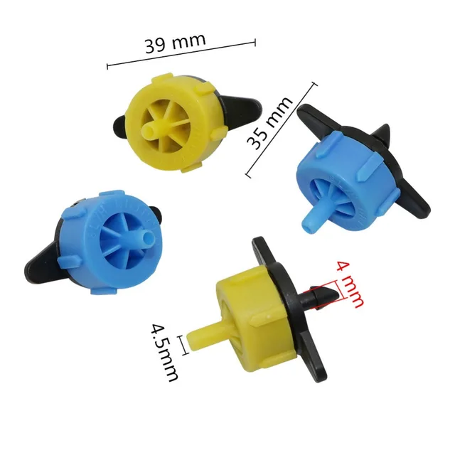 Agriculture Pressure Compensating Dripper Garden Micro Irrigation 2L/H 4L/H 8L/H Emitter Watering Fitting 10 Pcs 3