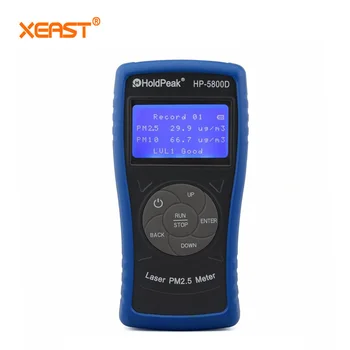

Holdpeak 5800D PM2.5/PM10 Monitor Detector gas analyzer portable with Backlight and Auto Power Off for Environmental Testing