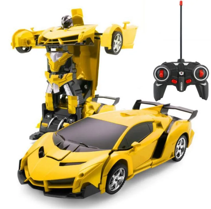 2In1 RC автомобиль спортивный трансформации модели роботов дистанционного