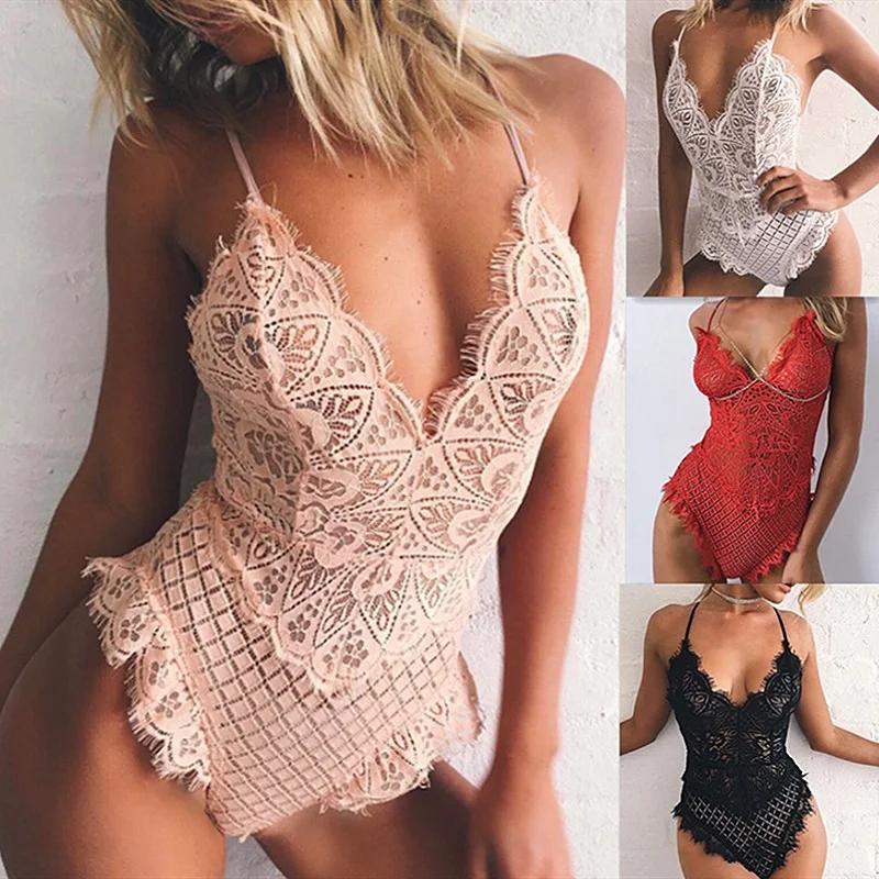 

Women Bra Set Lingerie Corset Lace Underwear For Women Bodysuit Temptation Intimates Sexy Lingerie Nightwear Sling Bodysuits